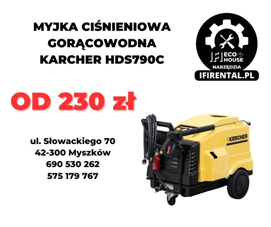 Wynajem Myjka Gorącowodna KARCHER HDS790 C