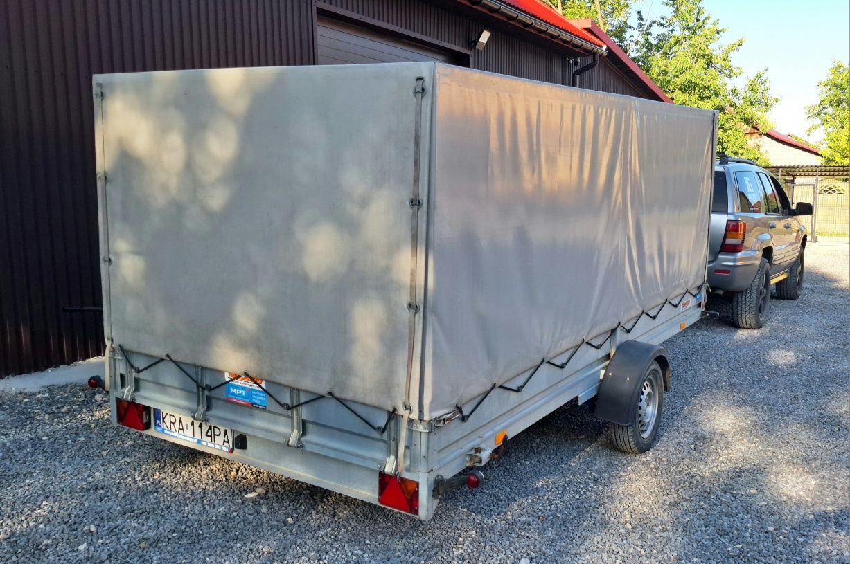 Wynajmę. Przyczepka samochodowa DMC 750 kg
