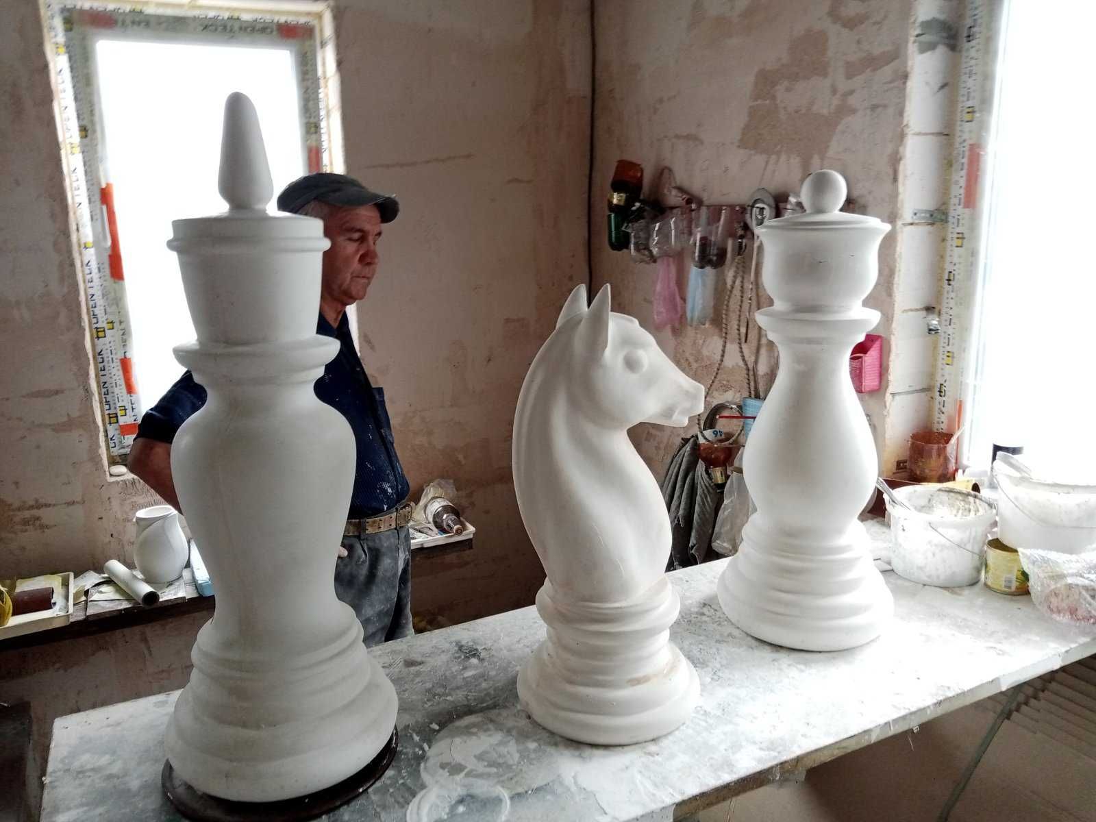 Большая шахматная фигура Король стеклопластик шахова фігура велика