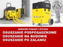 Wynajem osuszacz wypożyczalnia osuszanie mieszkań pochłaniacz zalanie