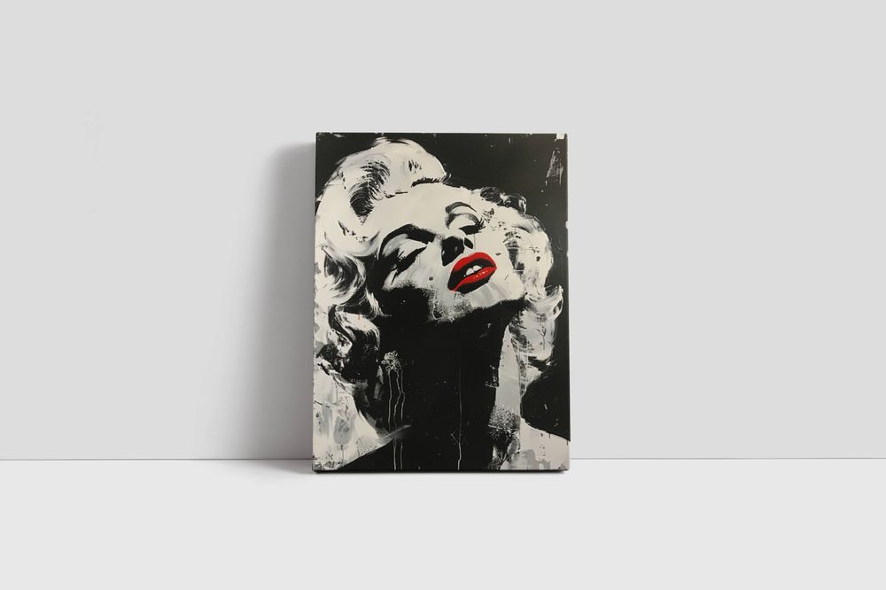 Obraz na płótnie Marilyn Monroe 45x60 cm - Pop-artowa ikona kultury