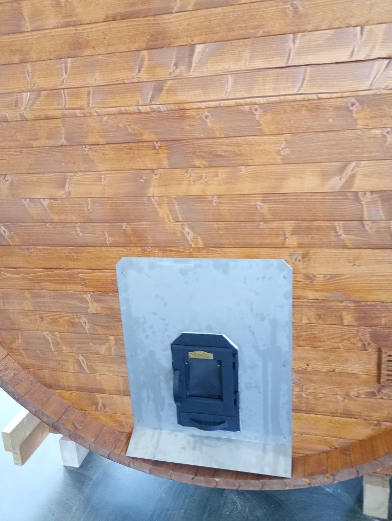 Sauna ogrodowa Circle XL Close 3,6m z przedsionkiem - dostępna od ręki