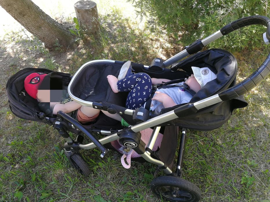 Wózek dla dwójki dzieci Baby Jogger City Select – używany 2w1 tanio!