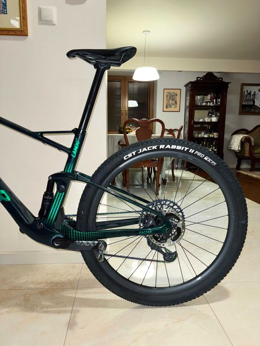 Rower MTB Factor Lando XC Crystal Green L AXS XX1 12s Quarq DT Swiss