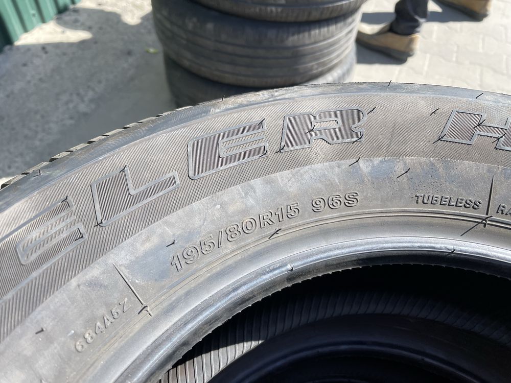 Нові шини літо 195/80R15 Bridgestone DUELER H/T 4шт 20рік