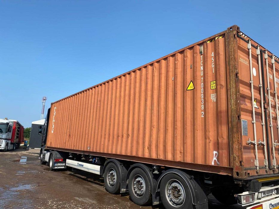 Kontenery 40’ High Cube na sprzedaż – tanio, solidnie, od ręki