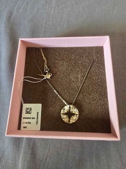 Pierścionek zaręczynowy złoty jedyny W. Kruk. Rozmiar 12. 0,25ct.