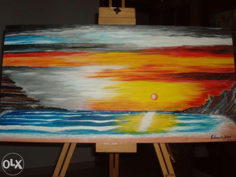 Pintura "Pôr do sol"