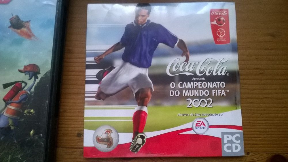 Dvd e jogo de pc da abertura do campeonato do mundo de 2002.coca cola