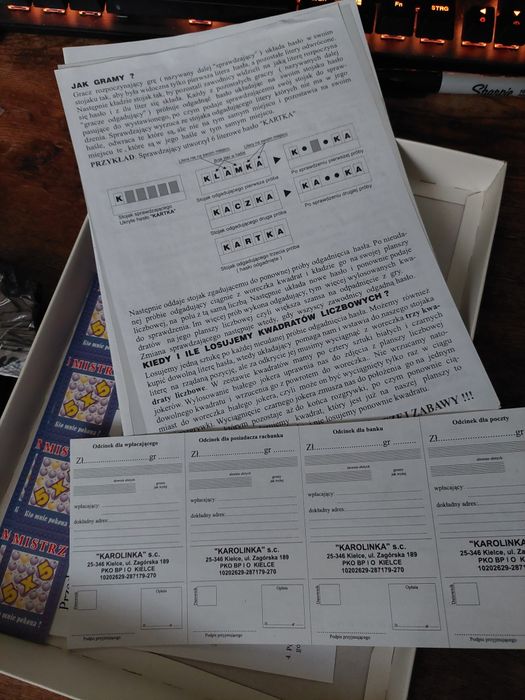 stara gra planszowa 5x5