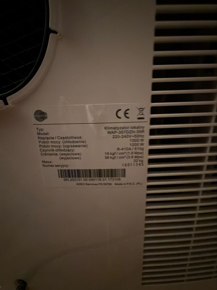 Klimatyzator przenosny