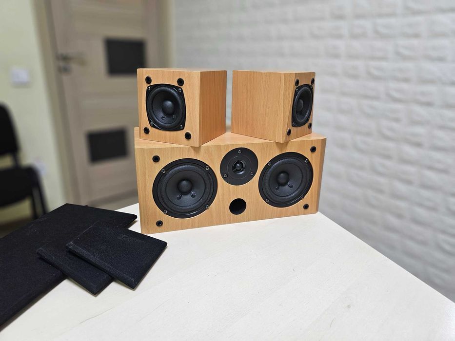 Колонки пасивні GENIUS 1-центальна + 2-тилові акустична система