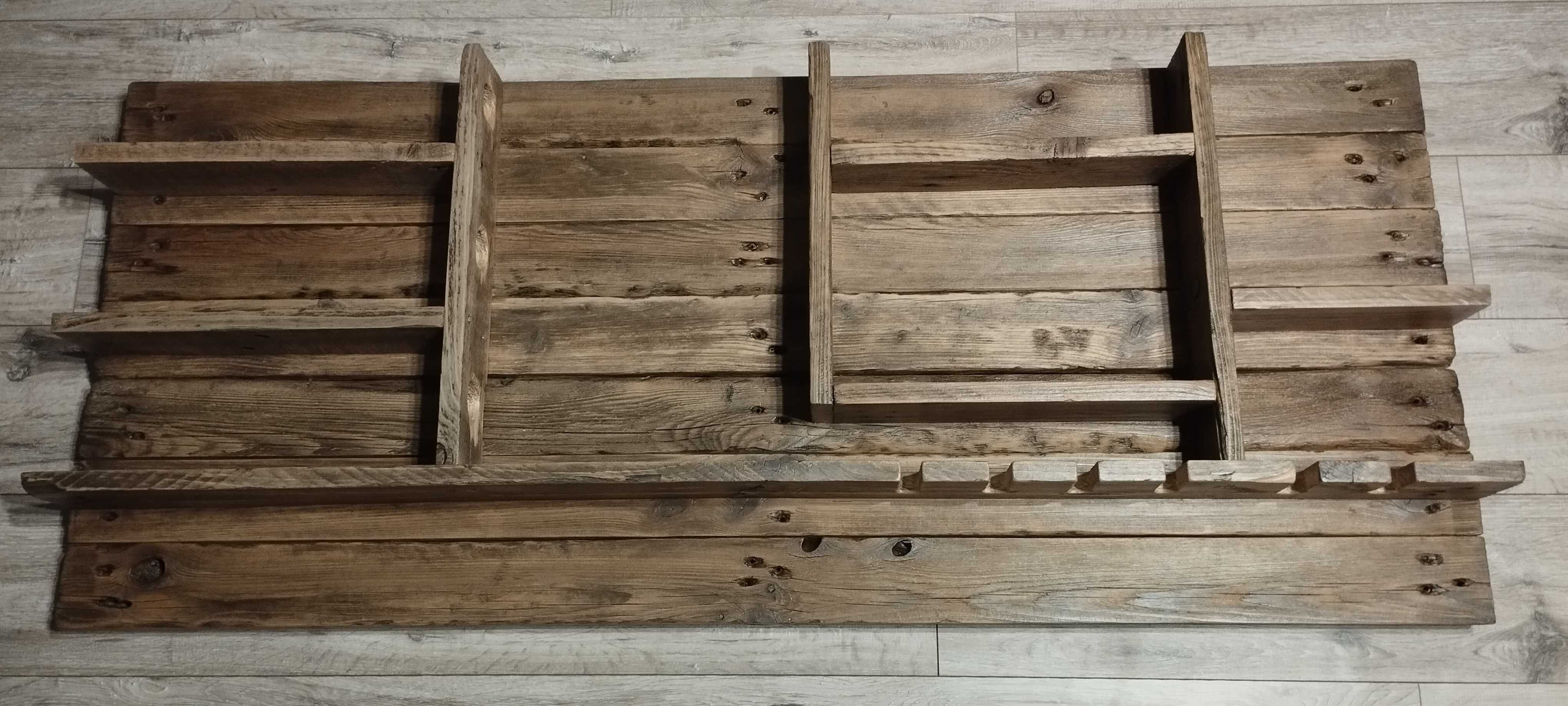 Barek industrialny loft stare drewno