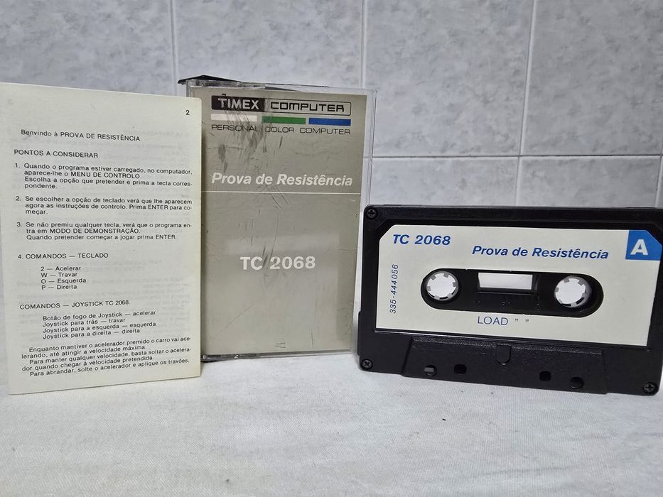 (RARO) Jogo Timex "Prova de Resistência" K7