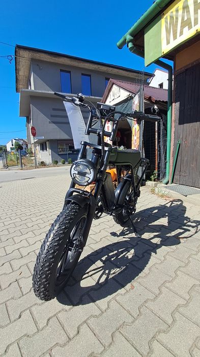 FATBIKE rower elektryczny c80  NOWY! SUPER wyposażenie