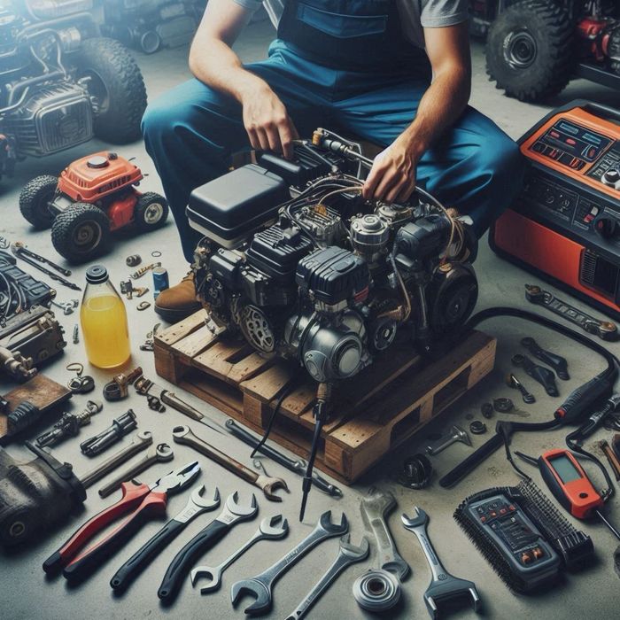 Ремонт бензо генераторов, мотоблоков, мото-помп, косилок, мототехники