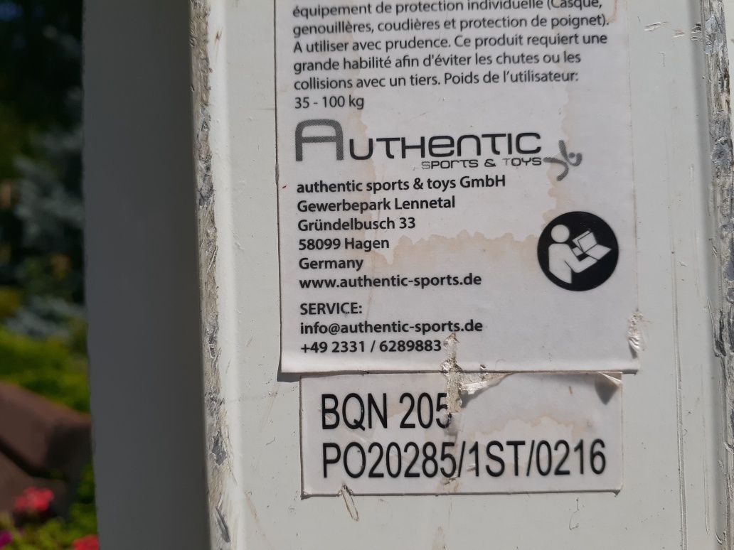 Самокат алюміній німеччина Authentic