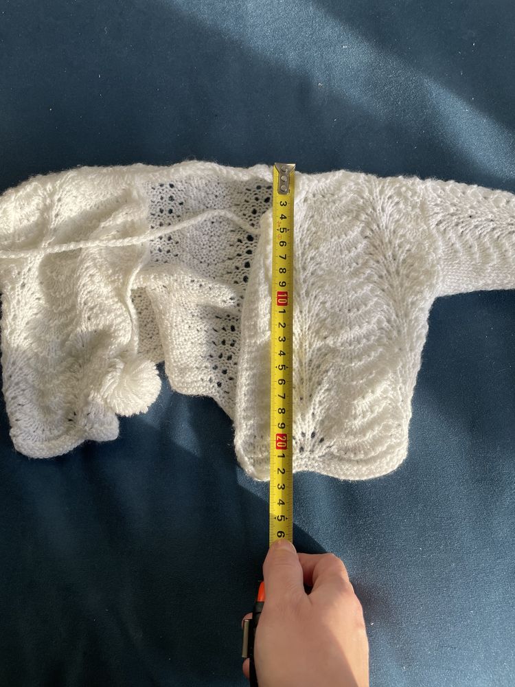 Bialy sweterek / bolerko moze byc do chrztu