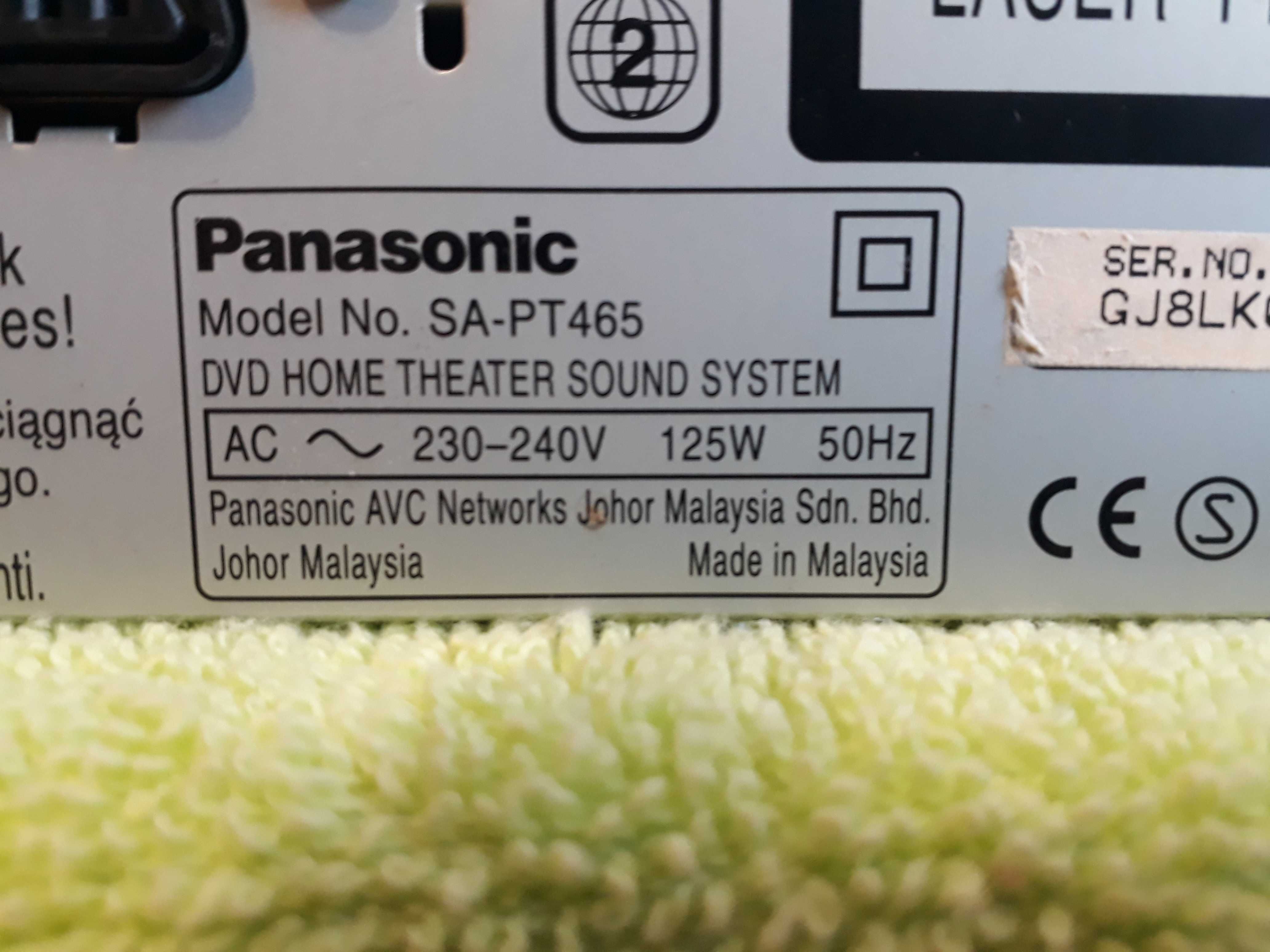 Głośniki do kina domowego Panasonic SA-PT465