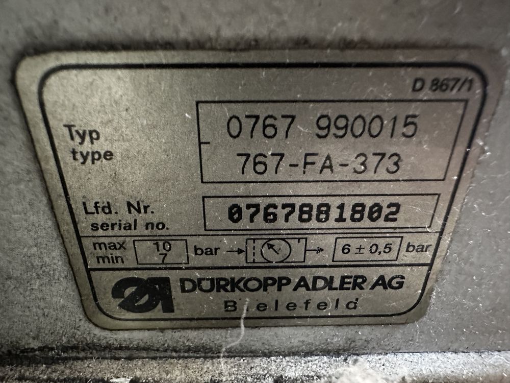 Durkopp Adler 767