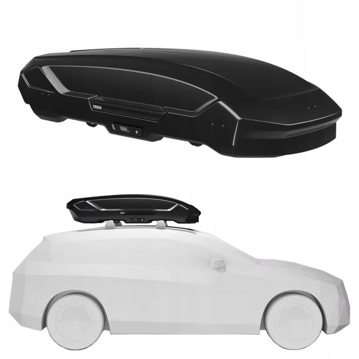 BOX DACHOWY THULE MOTION 3 M BLACK GLOSSY Z CZARNYM POŁYSKIEM 400 L