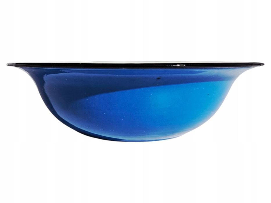 Misa Emaliowana Historyczna PRL Niebieska Granatowa Olkusz 22 cm