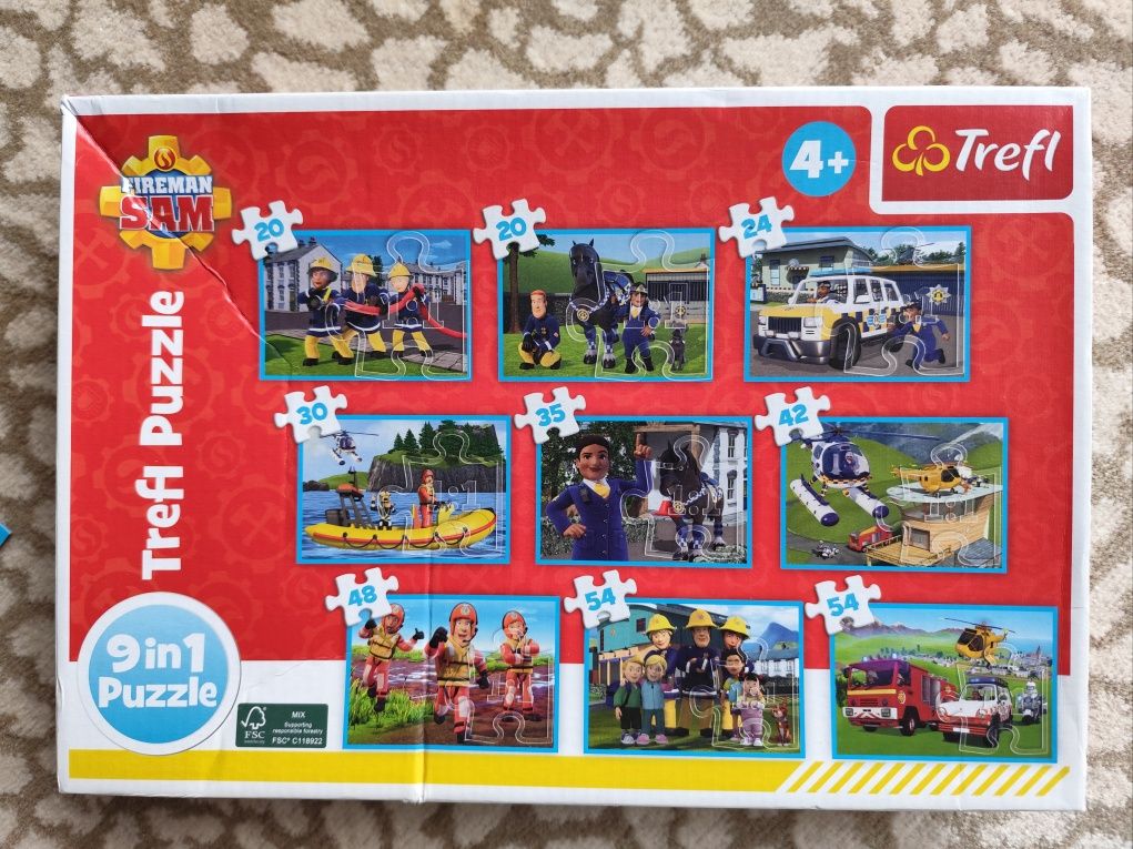 Puzzle Trefl Strażak Sam 9w1