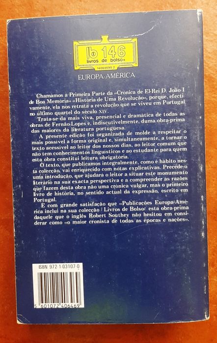 História de uma revolução de Fernão Lopes - portes incluídos