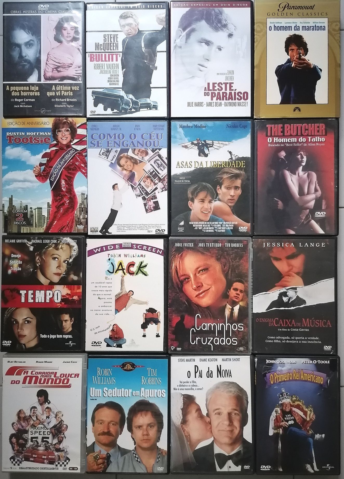 Lote de 185 DVD's originais (LOTE 36)