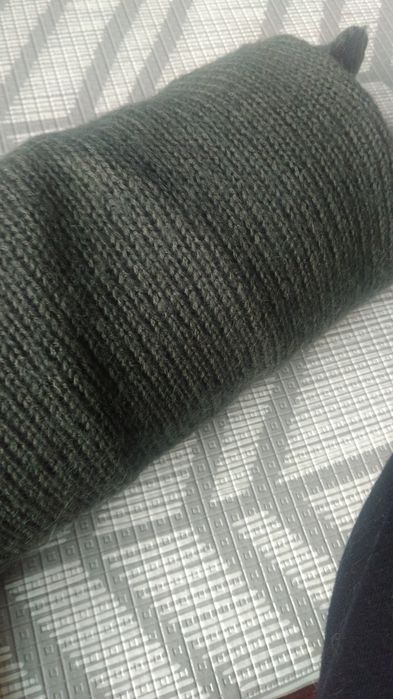 Sweter kardigan angora i wełna