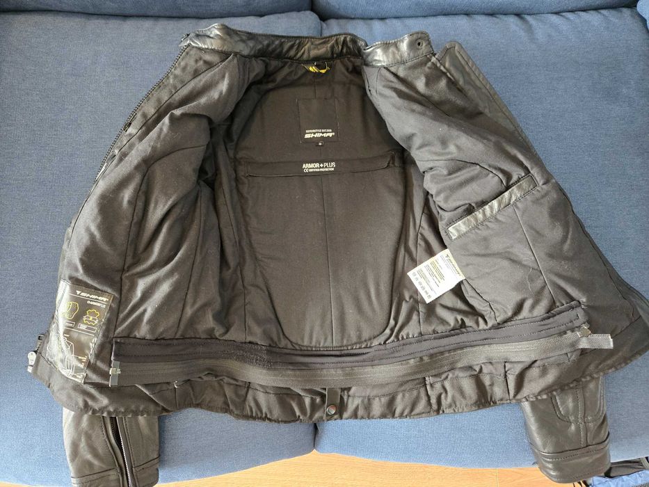 Мотокуртка шкіряна жіноча Shima Monaco Black у розмірі М.