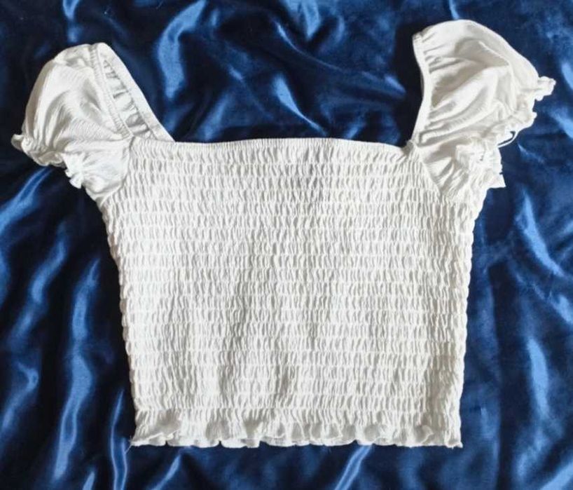 Biały top,koszulka rozmiar 36