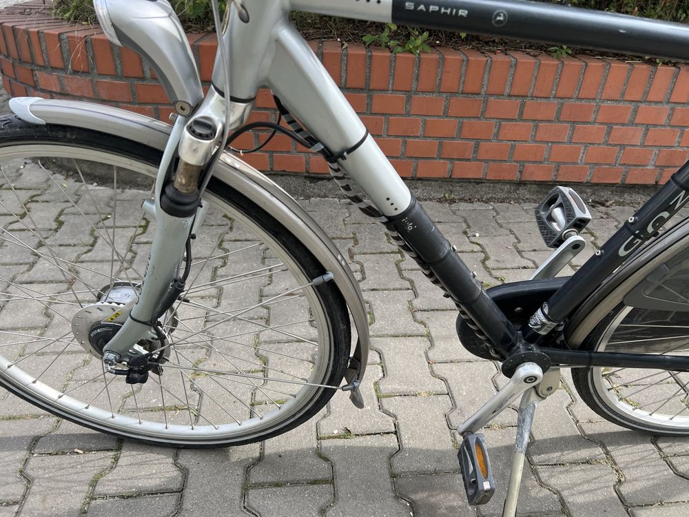 Rower elektryczny GAZELLE SAPHIR 36V z manetką, bateria do naprawy