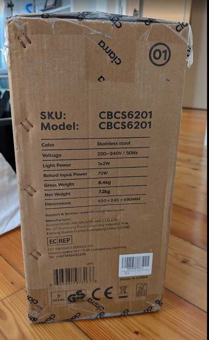 Exaustor de cozinha / Coifa - novo | Kitchen vent hood - new