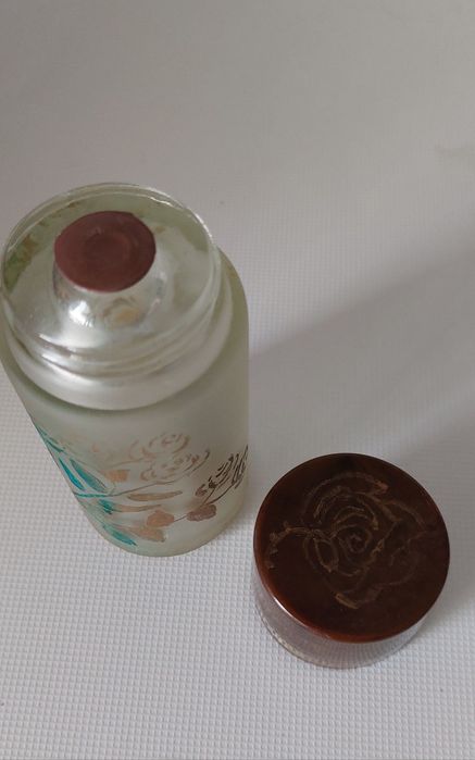 FRASCO Perfume Antigo. Pintado à mão.