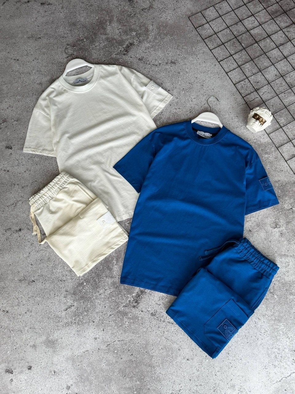 Комплект Stone island | Футболка та шорти | Преміум якість