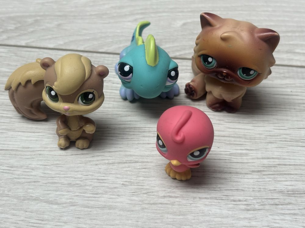 Zestaw 4 figurek LPS Littlest Pet Shop