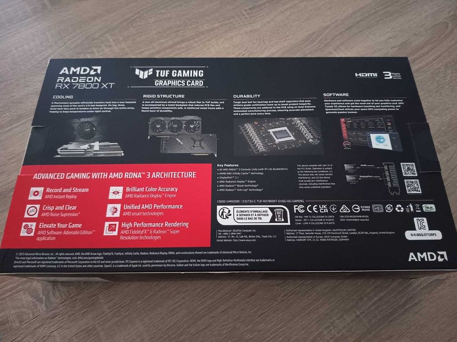 Asus TUF Gaming AMD RX 7800 XT