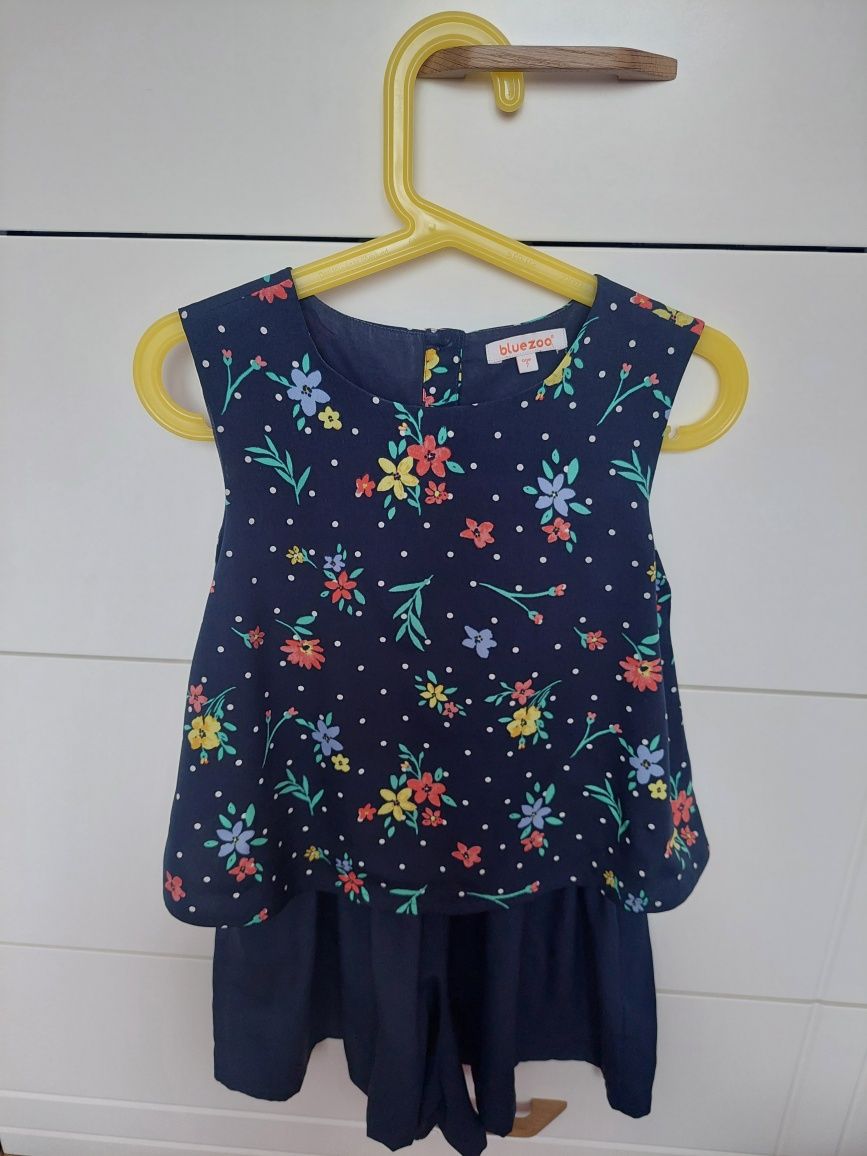 J.Nowy H&M dziewczynka kombinezon lato Bluezzo 7 lat 122 cm sukienka
