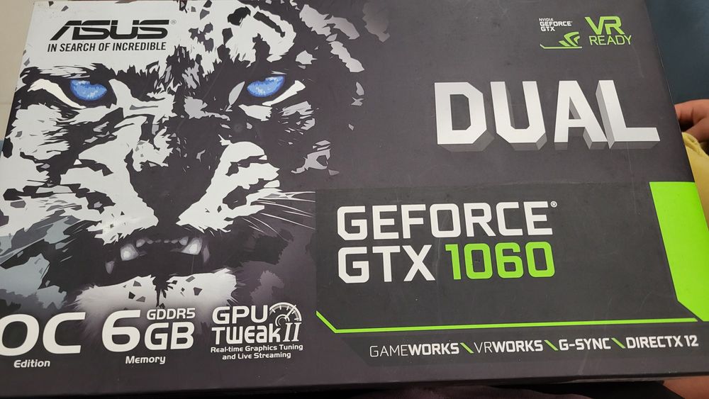 Placa Gráfica Asus Geforce Gtx 1060 em estado novo