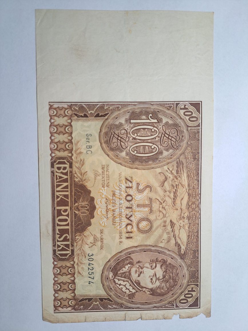 Stare banknoty 100 zl (20 sztuk)