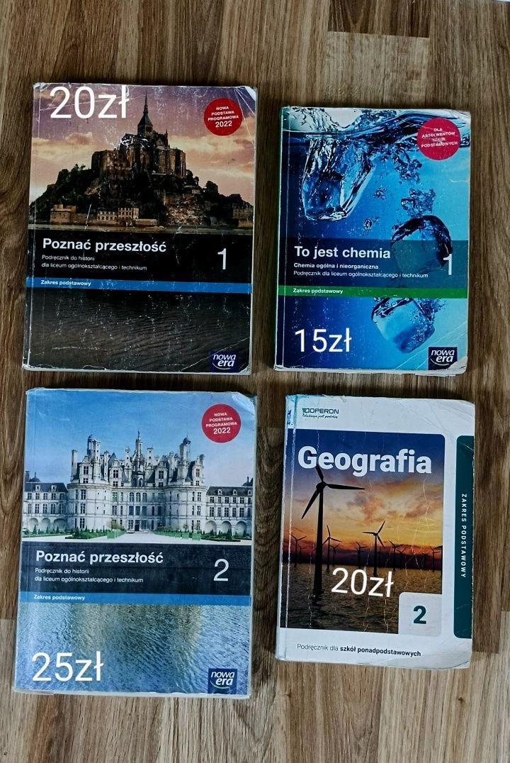 Książki liceum kl.1/2 (NOWA ERA) (OEPRON) (WSIP)