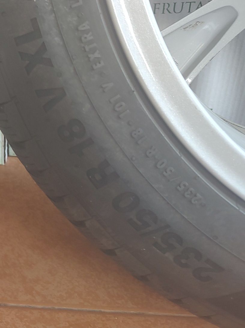 Jantes 18 com pneus novos+1 suplente  furacao opel cascada