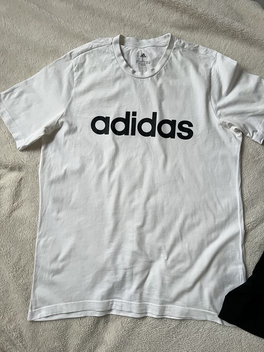 Komplet sportowy Koszulka bluzka spodenki Adidas męski komplet L