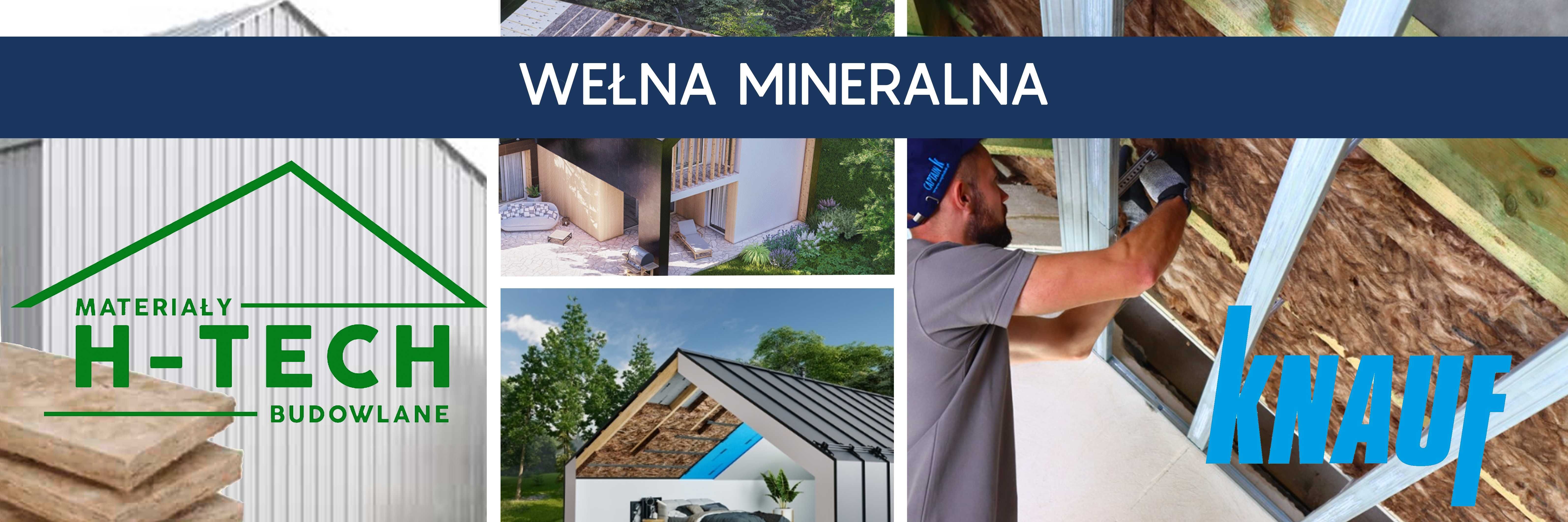 TANIA wełna mineralna do poddaszy szklana / skalna 100 150