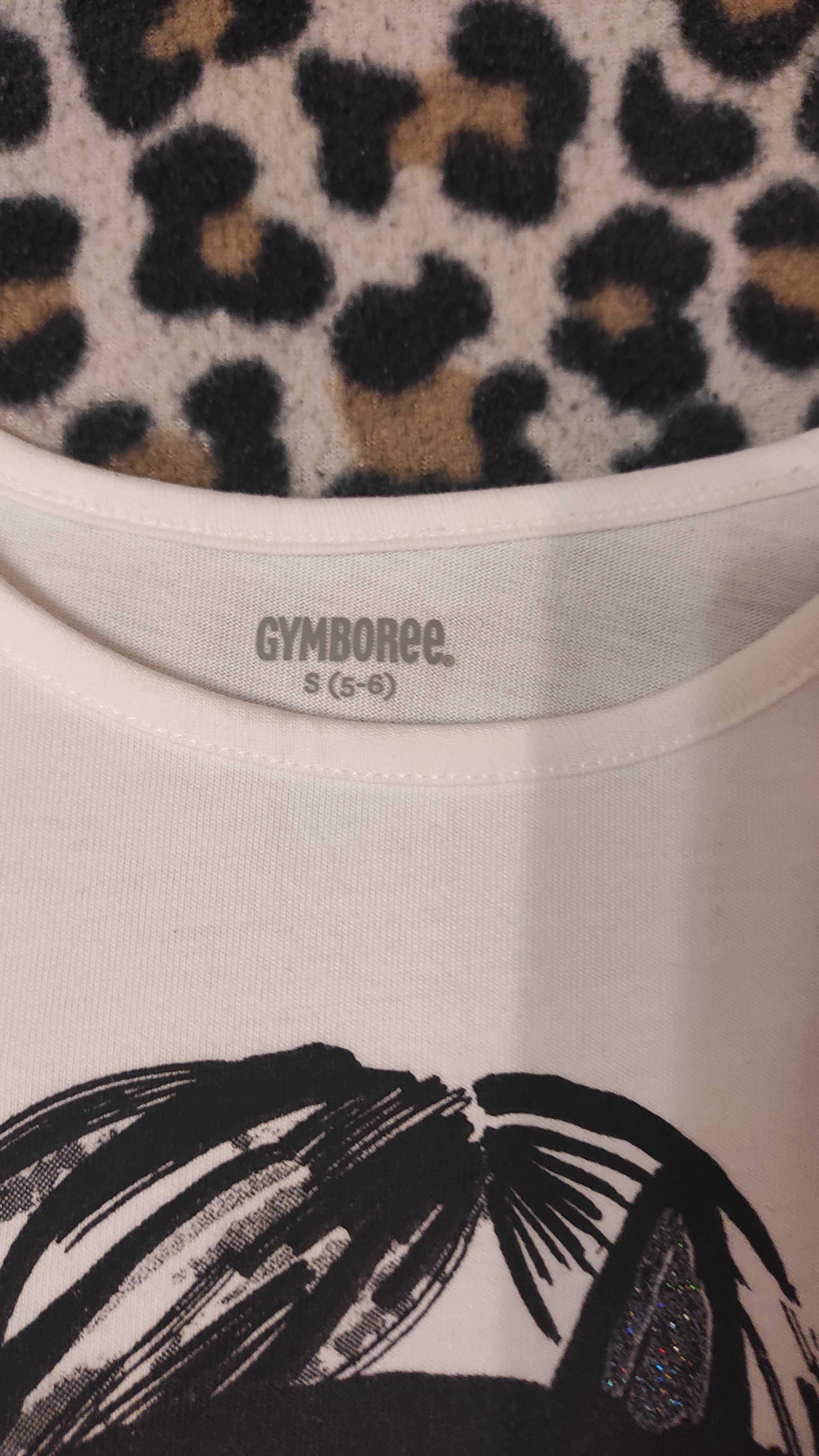 Нарядная футболка с длинным рукавом Gymboree р.S(5-6)