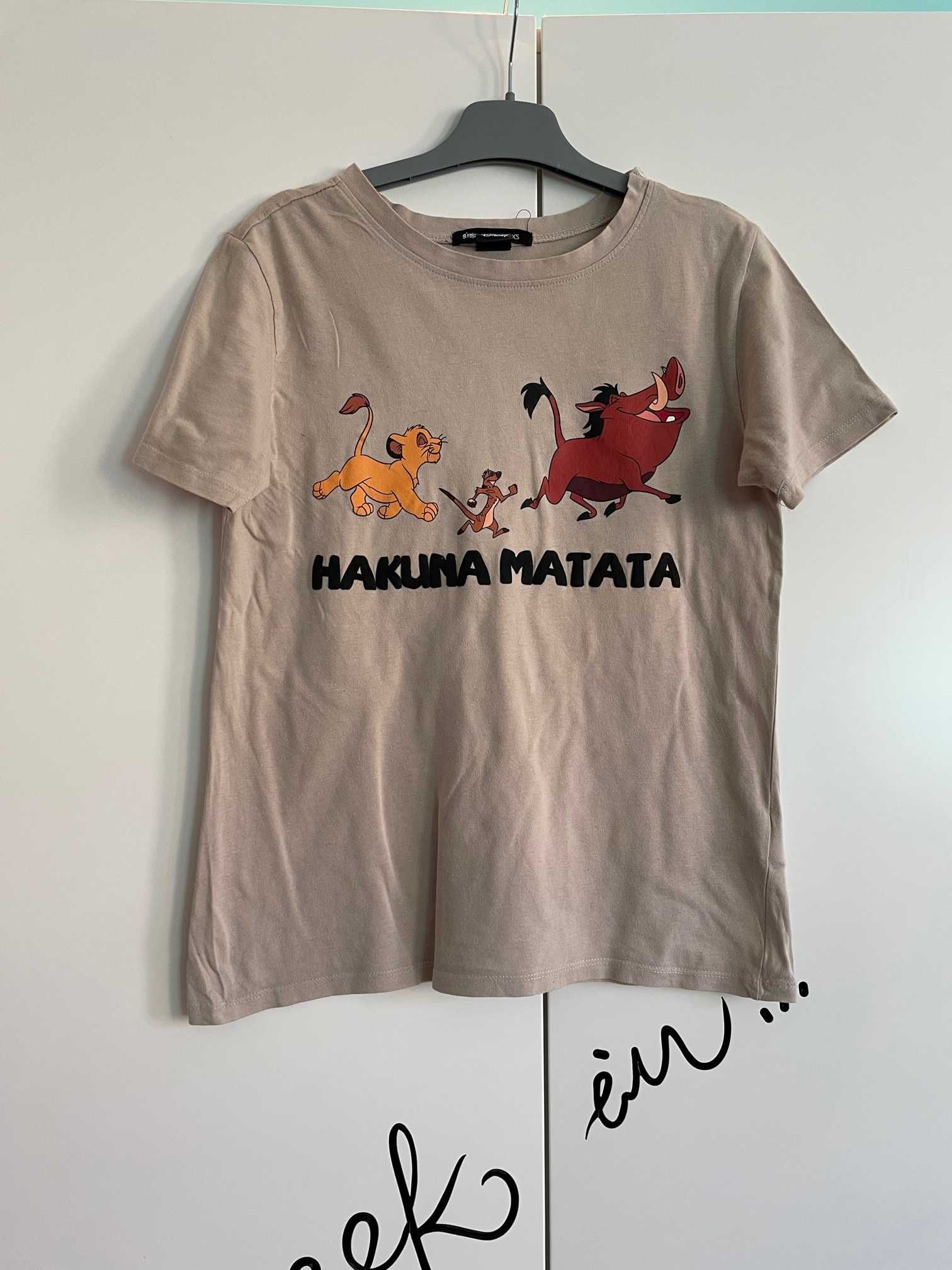 Bluzka, T-shirt, top, koszulka dziewczęca sinsay król lew 10-11 lat