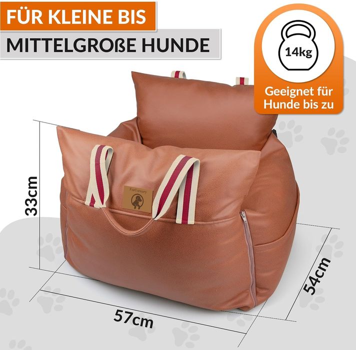 Fotelik samochodowy dla psa- nowy