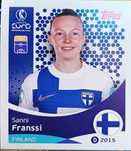 Naklejka kolekcjonerska Topps UEFA Women’s Euro Sanni Franssi
