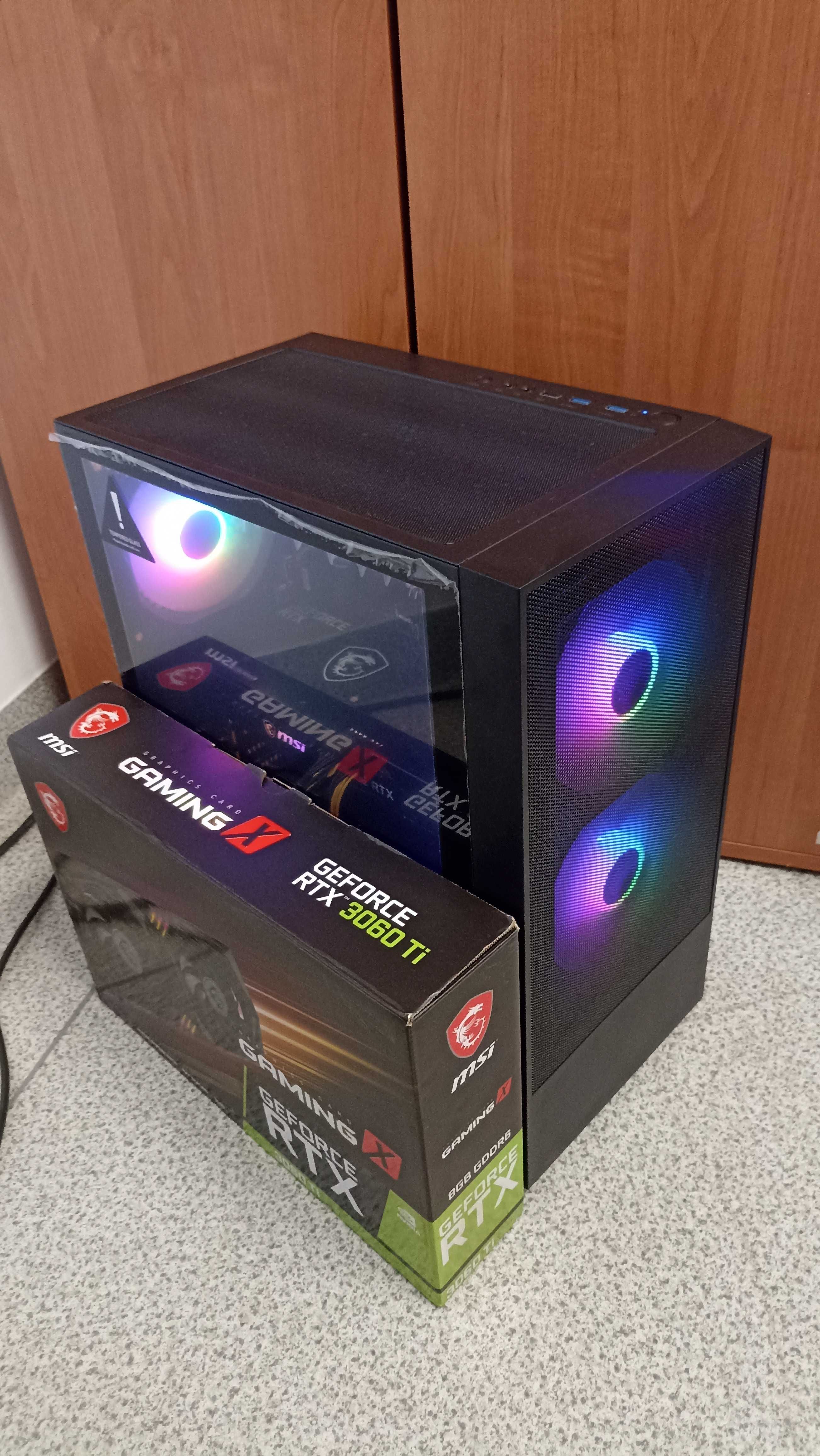 Komputer z RTX 3060Ti 8GB * i5-10600 * M.2 512GB * RAM 16GB DDR4 * W11